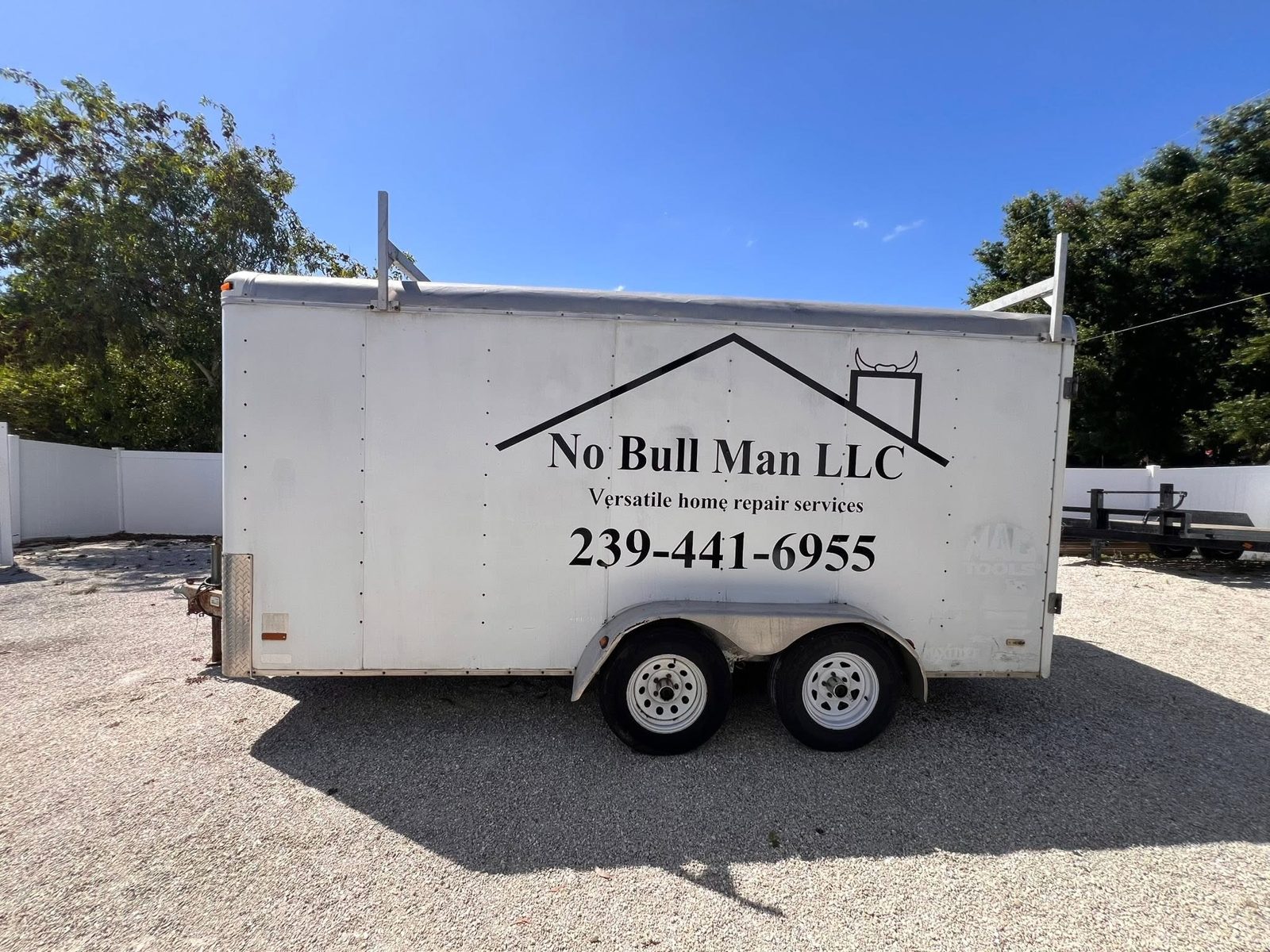 NoBull Man work trailer, equipped and ready